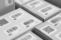 Scherpe barcode en QR-code etiketten op producten